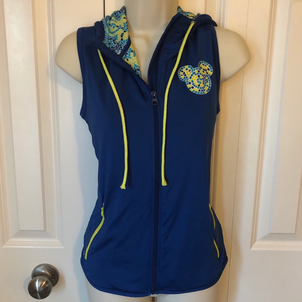 Like new Disney Parks track/yoga vest size small